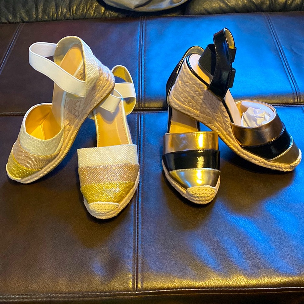 Summer or winter wedges! Sold together or separately